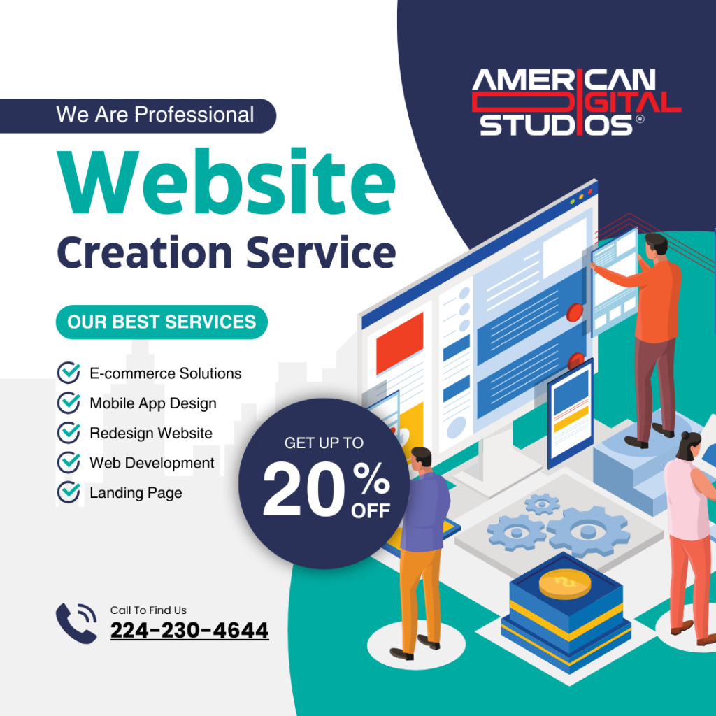 Web creation services in California